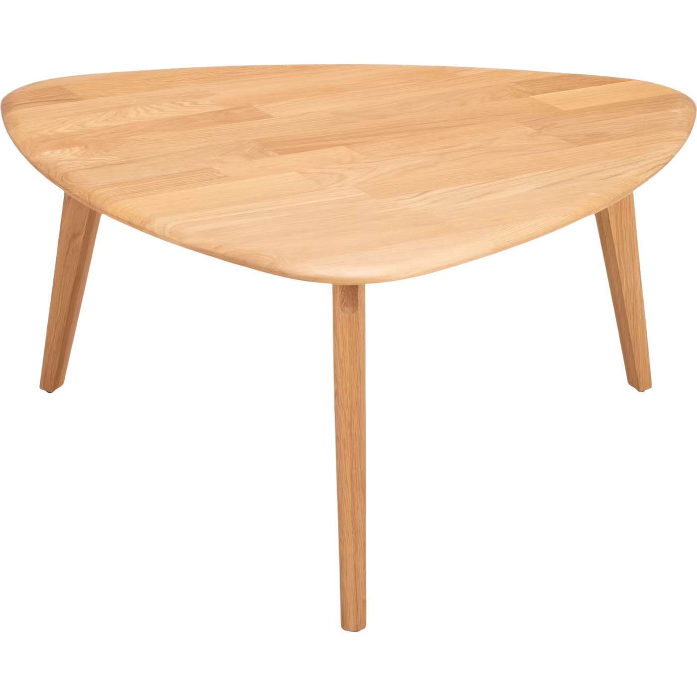 Table basse ALINEA Lagos triangulaire en chêne massif - bois clair