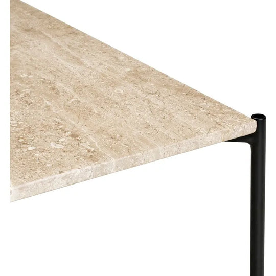Table basse ALINEA Sablet en travertin