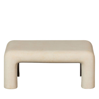 Lot de 2 tables basses organiques DRAWER Stani effet béton Beige