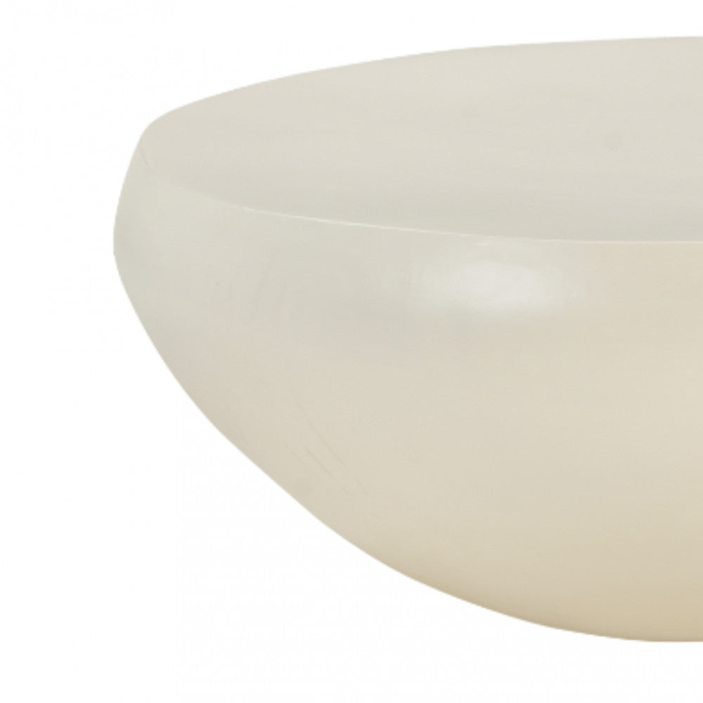 Table basse ronde Drawer finition béton ø90cm