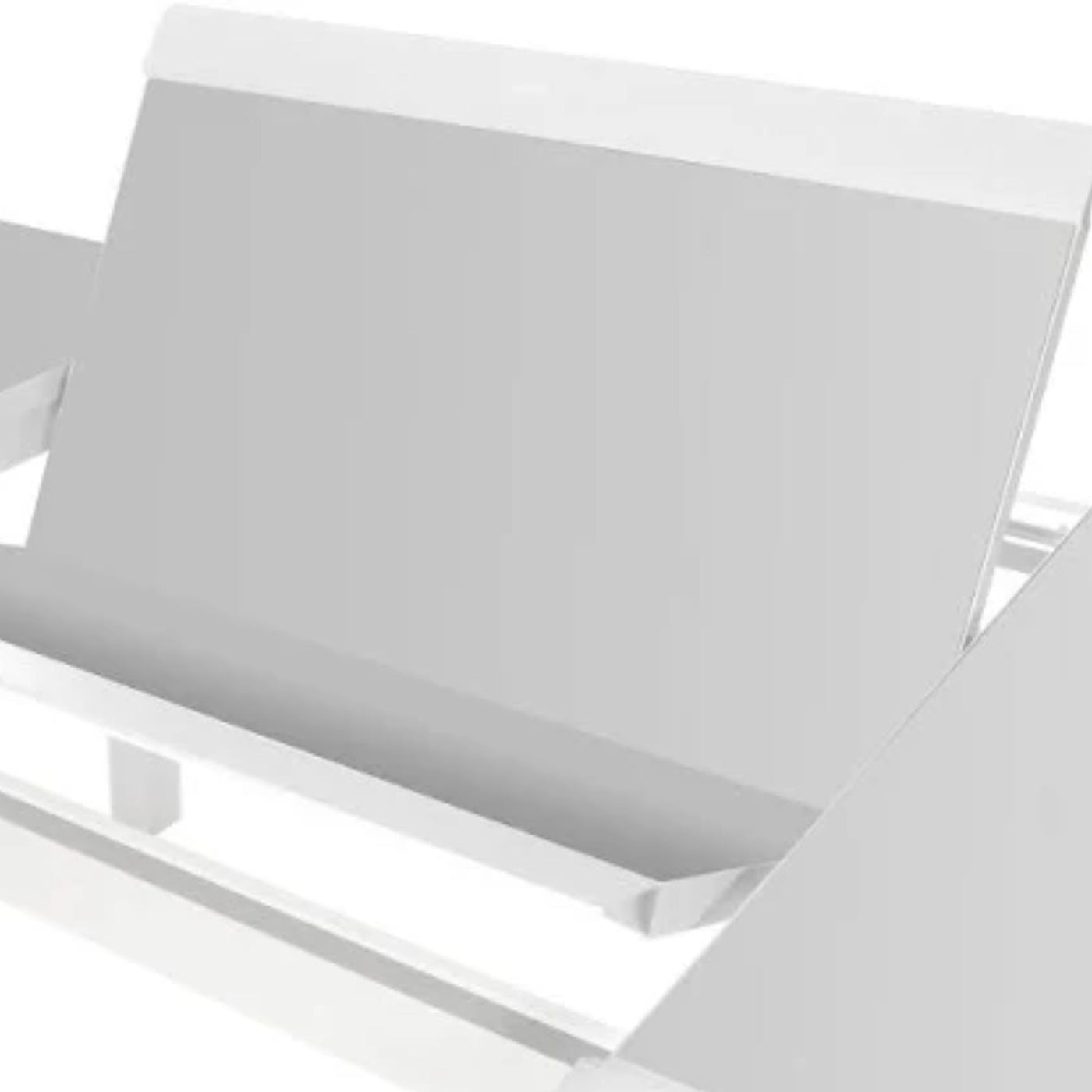 Table de jardin extensible HESPERIDE Allure gris & blanc 10 places en aluminium traité époxy