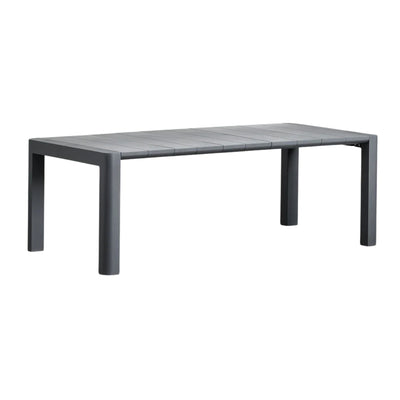 Table de jardin SKLUM Arnadine rectangulaire Grise Graphite 220 x 100 cm