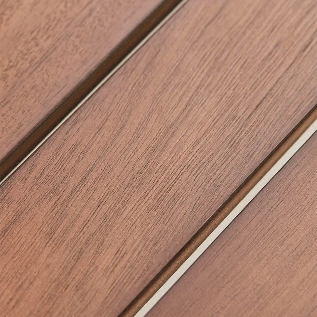 Table de jardin SKLUM Kaela en bois d'acacia brun foncé 180x90cm