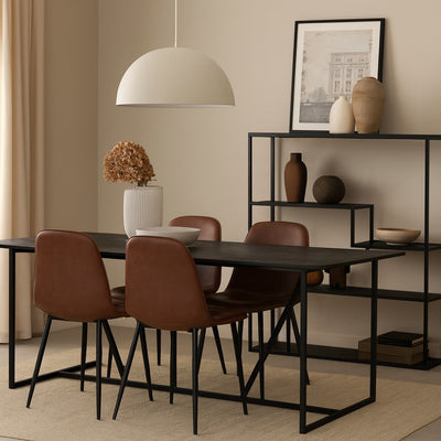 Table à manger en frêne brossé 220x90 cm - Léger défaut