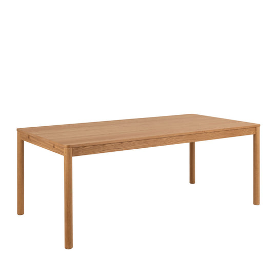Table à manger extensible 8 à 12 personnes en bois clair  200-300x100cm Drawer- Léger défaut