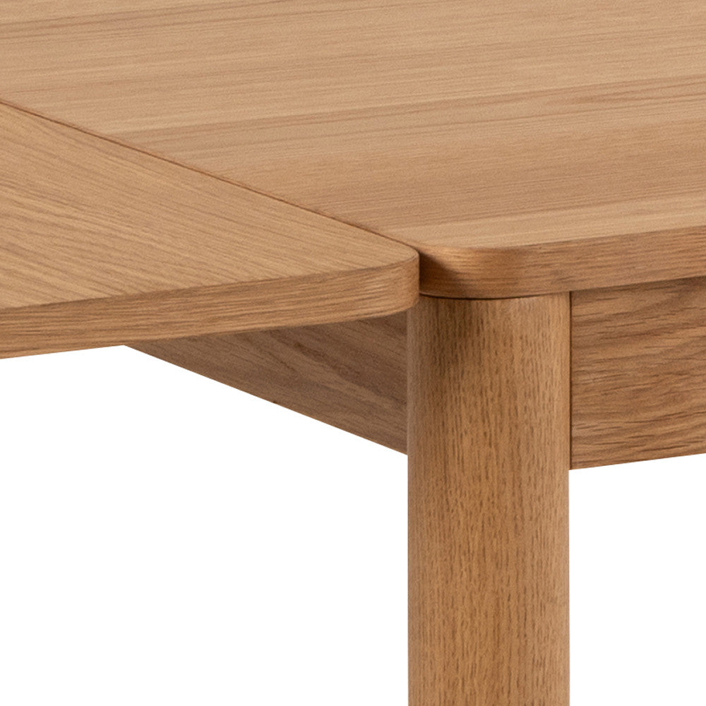 Table à manger extensible 8 à 12 personnes en bois clair  200-300x100cm Drawer- Léger défaut