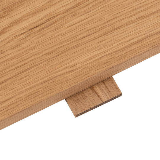 Table à manger extensible 8 à 12 personnes en bois clair  200-300x100cm Drawer- Léger défaut