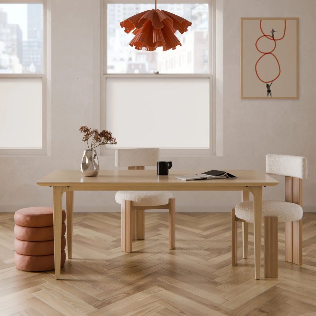 Table WESTWING Archie Chêne Massif 180x90cm
