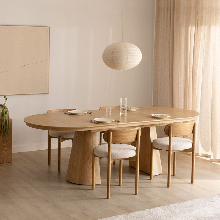 Table à manger SKLUM Montana ovale 180-240 cm chêne