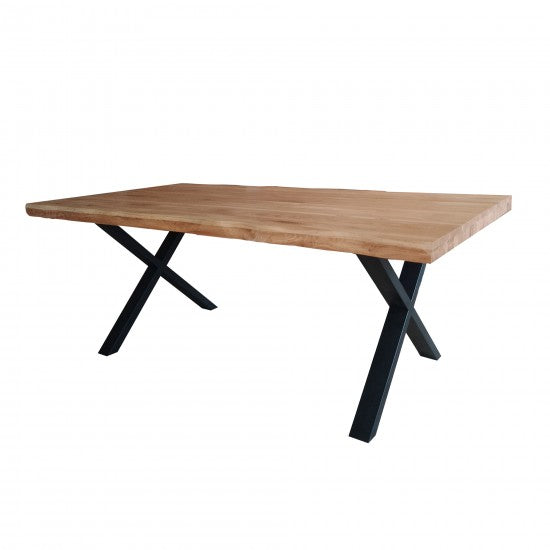 Table à manger Weber AUVERGNE chêne massif 200x100cm — photo produit