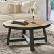 Table basse LOBERON Gorivel en bois revalorisé noir/marron — photo produit