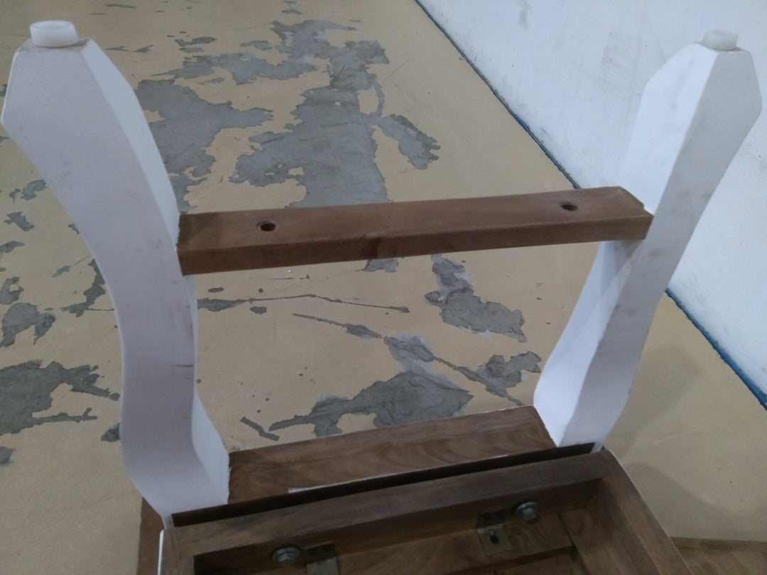 Table basse LOBERON Riverside en bois massif 130x45cm — photo produit