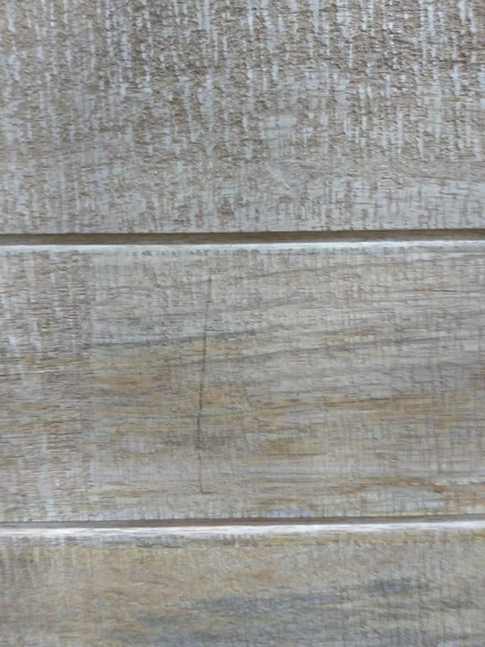 Table basse LOBERON Riverside en bois massif 130x45cm — photo produit