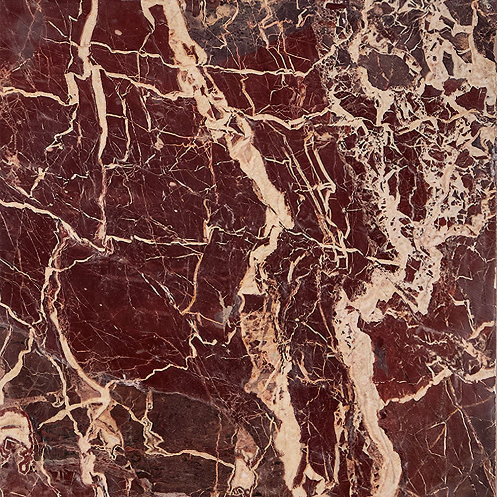 Table basse ronde SKLUM Lavinia marbre rouge Ø85 cm — photo produit