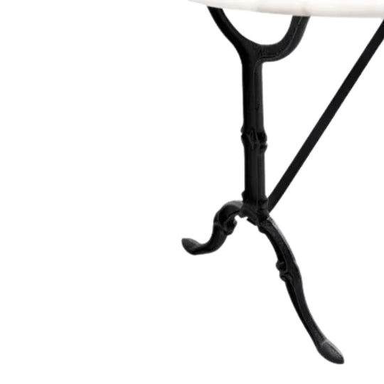 Table bistrot KARE DESIGN en marbre blanc 120x60cm — photo produit