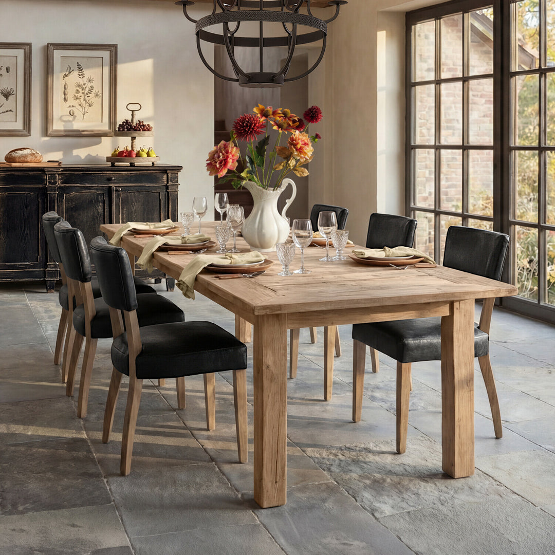 Table à manger extensible LOBERON Amherst en bois de pin — photo produit