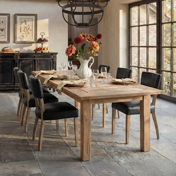 Table à manger extensible LOBERON Amherst en bois de pin — photo produit