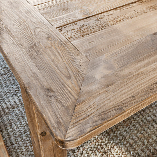 Table à manger extensible LOBERON Amherst en bois de pin — photo produit