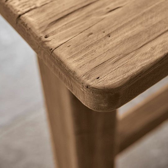 Table LOBERON Oteley marron vieilli — photo produit