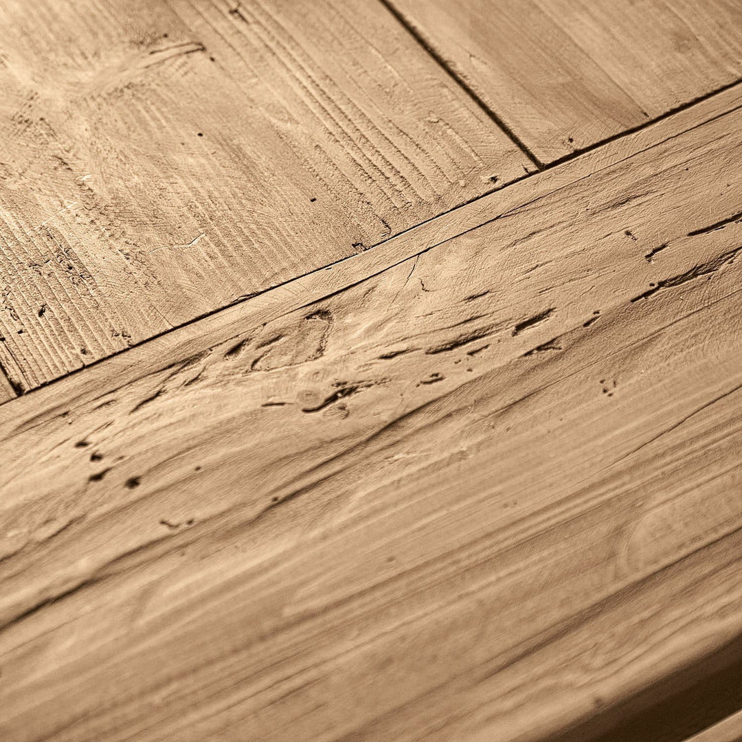 Table LOBERON Oteley marron vieilli — photo produit