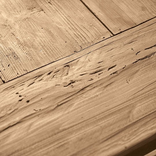 Table LOBERON Oteley marron vieilli — photo produit