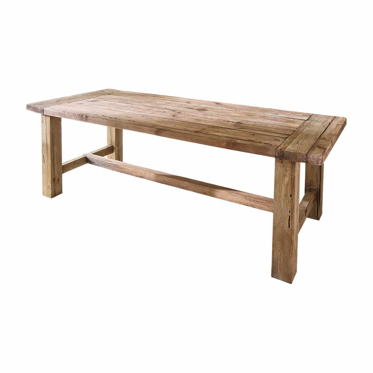 Table à manger LOBERON Oteley marron vieilli 240 cm — photo produit