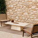 Tapis KAVE HOME Despas en fibres synthétiques beige 160x230cm