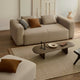 Tapis KAVE HOME Nifelia jacquard en laine beige 200x300cm