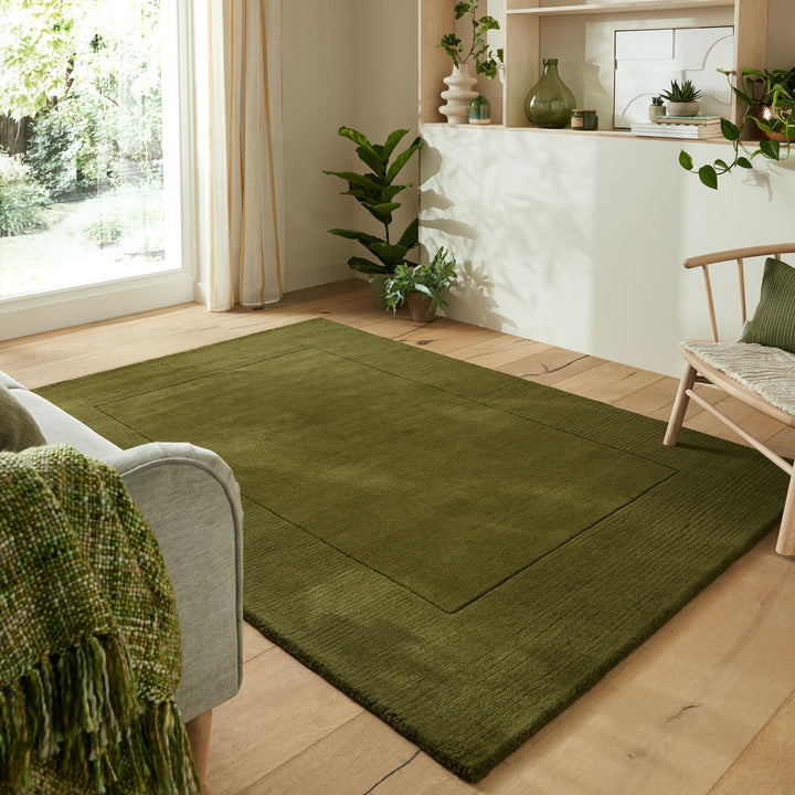 Tapis en laine Siena Vert 160x230cm