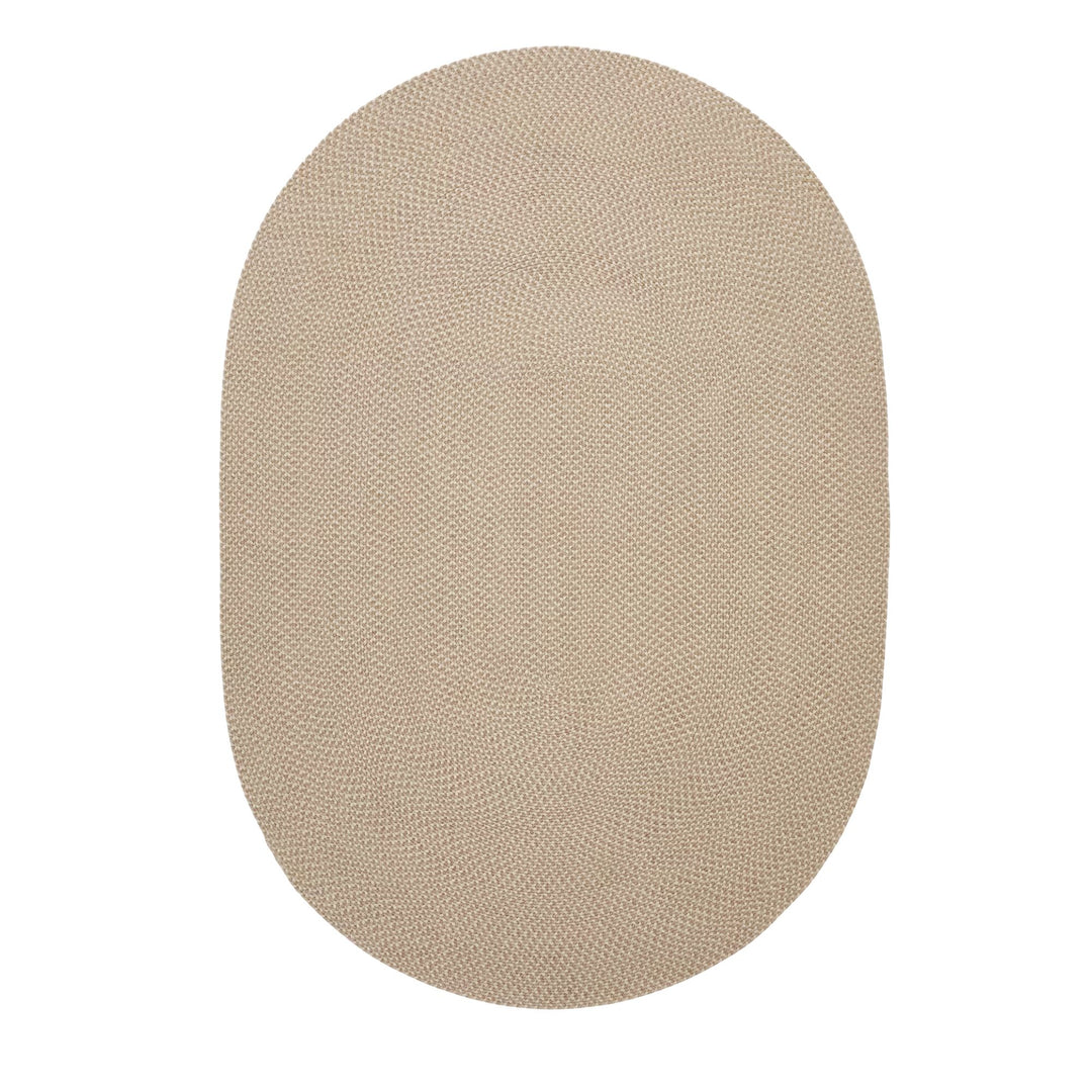 Tapis ovale KAVE HOME Rodhe 100% PET beige 160x230cm