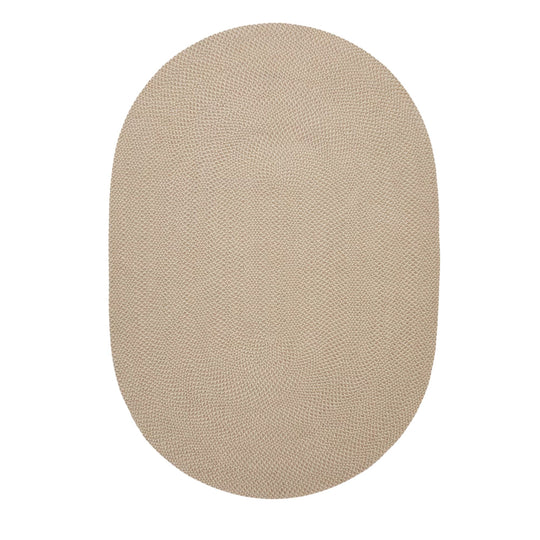 Tapis ovale KAVE HOME Rodhe 100% PET beige 160x230cm