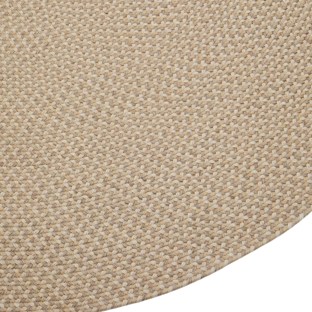Tapis ovale KAVE HOME Rodhe 100% PET beige 160x230cm
