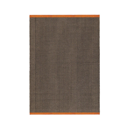 Tapis TOM DIXON Line 200x300cm réversible noir et marron