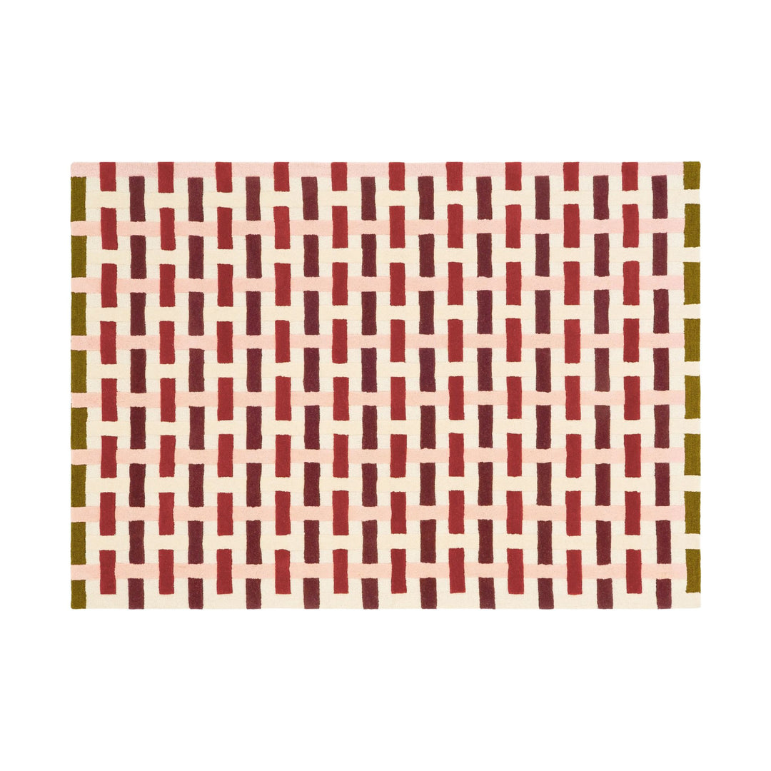 Tapis tufté en laine Design by Floriane Jacques 170x240cm Bertin Bordeaux