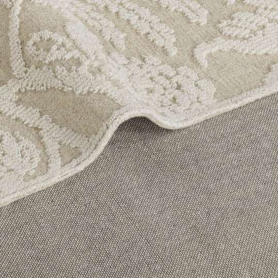 Tapis LOBERON Azimra 200x300 cm blanc marron clair — photo produit