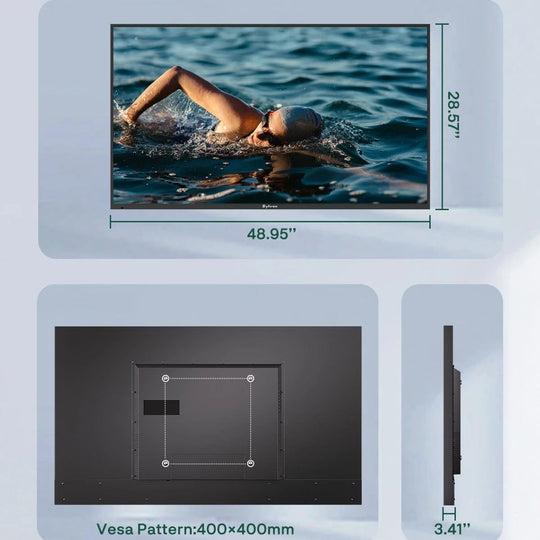 Téléviseur extérieur SYLVOX OT55A6KOEC 55" SMART Google TV Étanche4K UHD 120Hz Gaming
