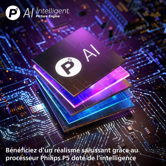 Téléviseur PHILIPS Ambilight 55OLED760 4K OLED Smart TV Écran 55"