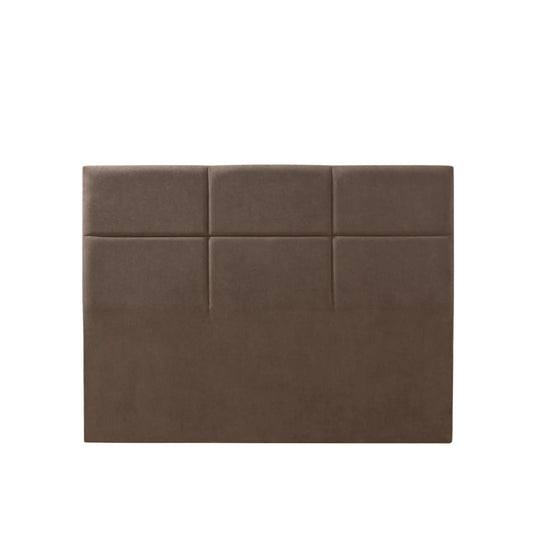 Tete de lit EPEDA 180cm déco carré tissé Taupe
