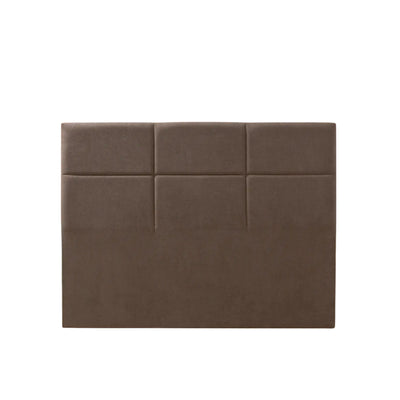 Tete de lit EPEDA 180cm déco carré tissé Taupe