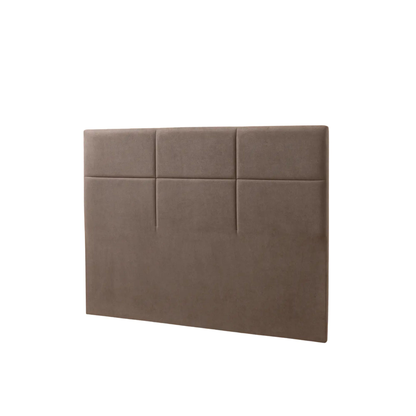 Tete de lit EPEDA 180cm déco carré tissé Taupe