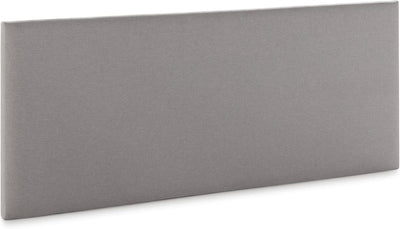 Tête de lit en tissu gris clair Aura 160x60cm