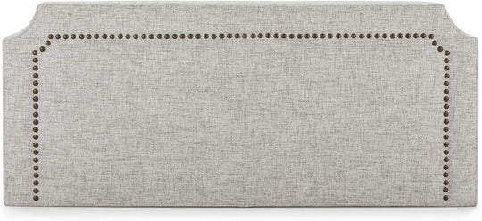 Tête de lit capitonnée en tissu gris 160x60cm