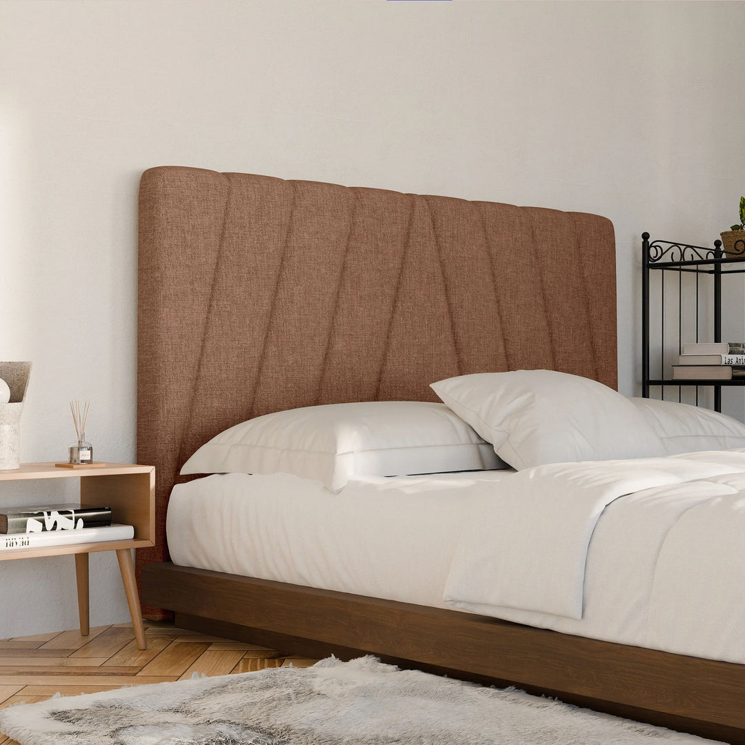 Tête de lit VENTE UNIQUE Lidama 170 cm en tissu Terracotta