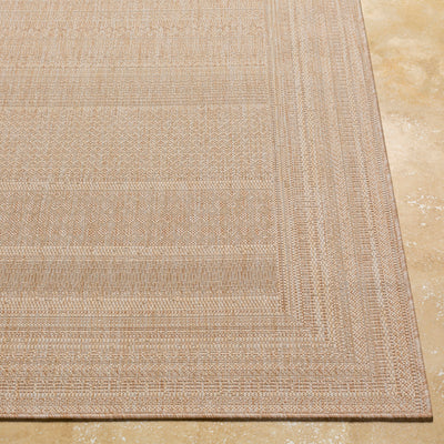 Tapis d'Extérieur/Intérieur Aspect Jute Beige/Ivoire Khoy
