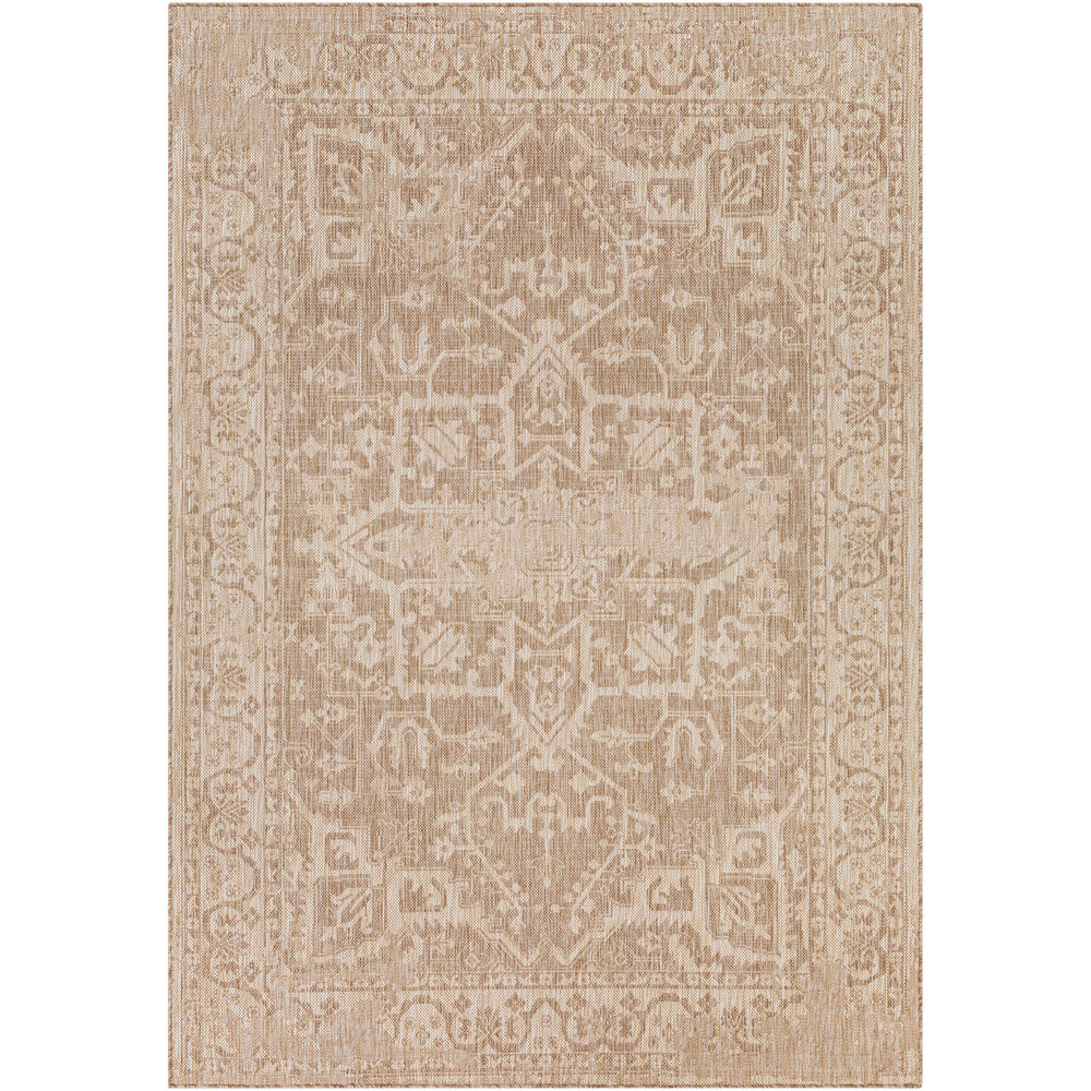 Tapis d'Extérieur/Intérieur Aspect Jute Beige/Ivoire 2 Kofu