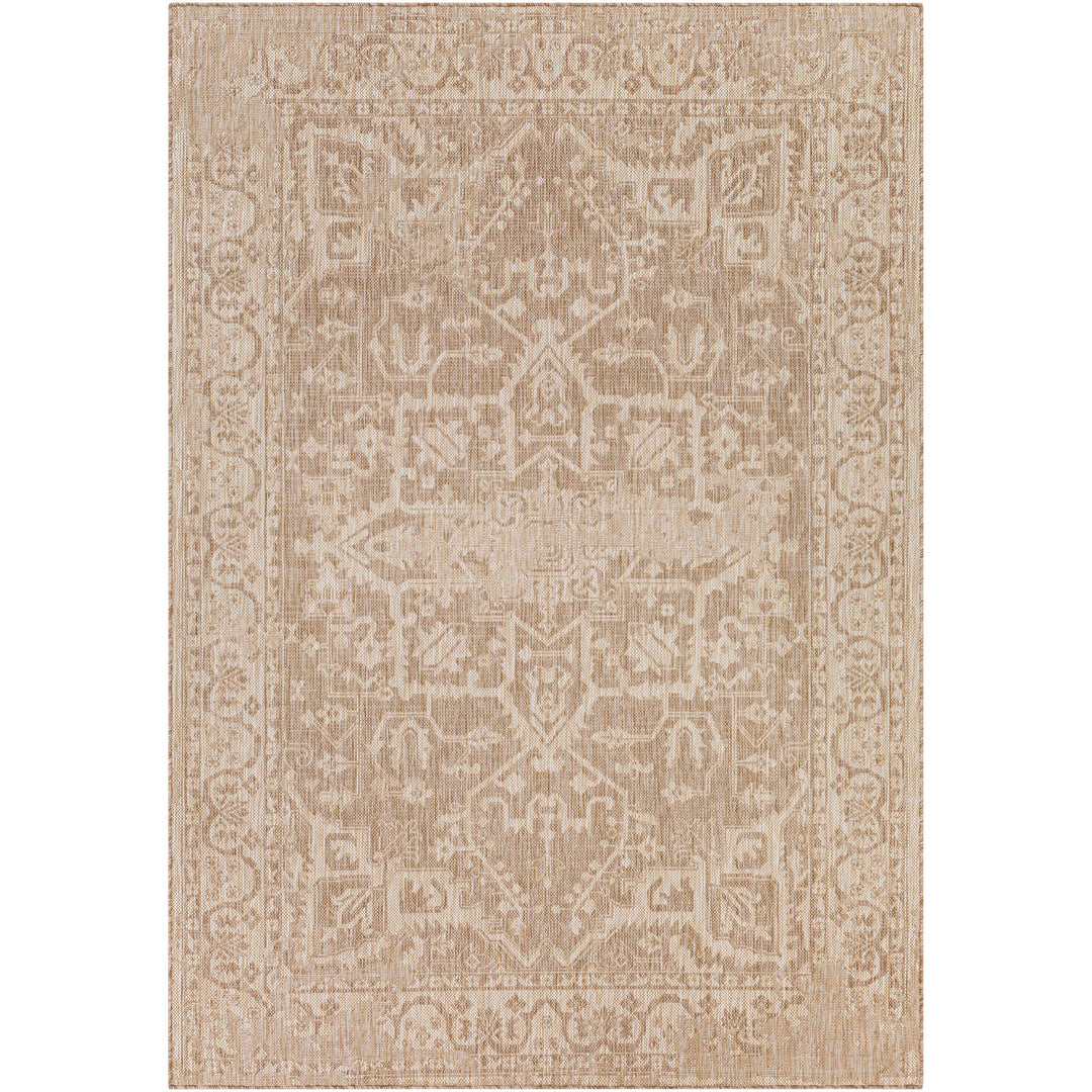Tapis d'Extérieur/Intérieur Aspect Jute Beige/Ivoire 2 Kofu