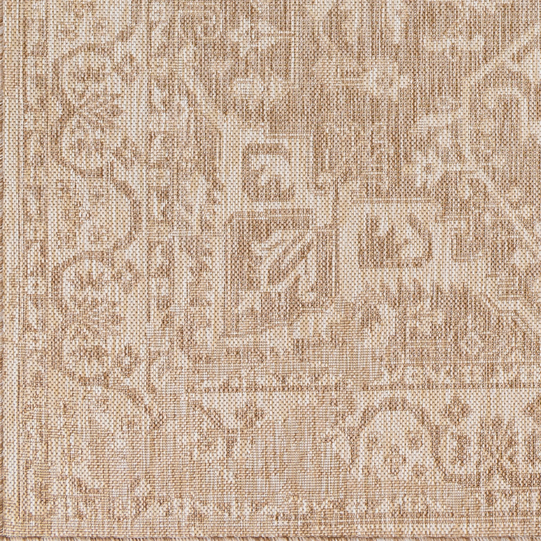 Tapis d'Extérieur/Intérieur Aspect Jute Beige/Ivoire 2 Kofu