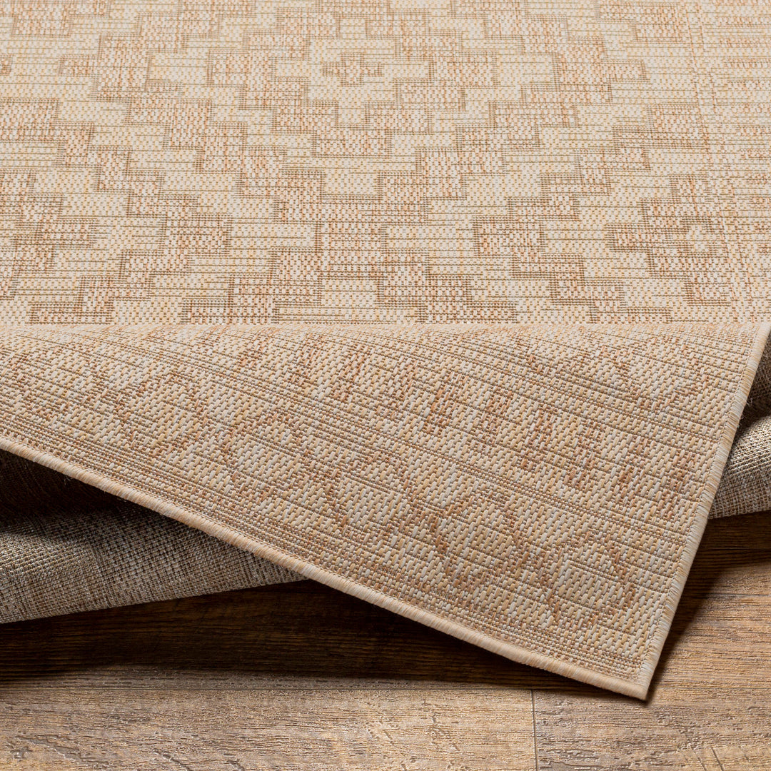 KURA Tapis d'Extérieur/Intérieur Aspect Jute Beige/Ivoire 160x213
