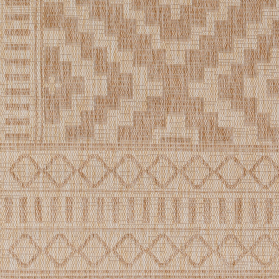 KURA Tapis d'Extérieur/Intérieur Aspect Jute Beige/Ivoire 160x213
