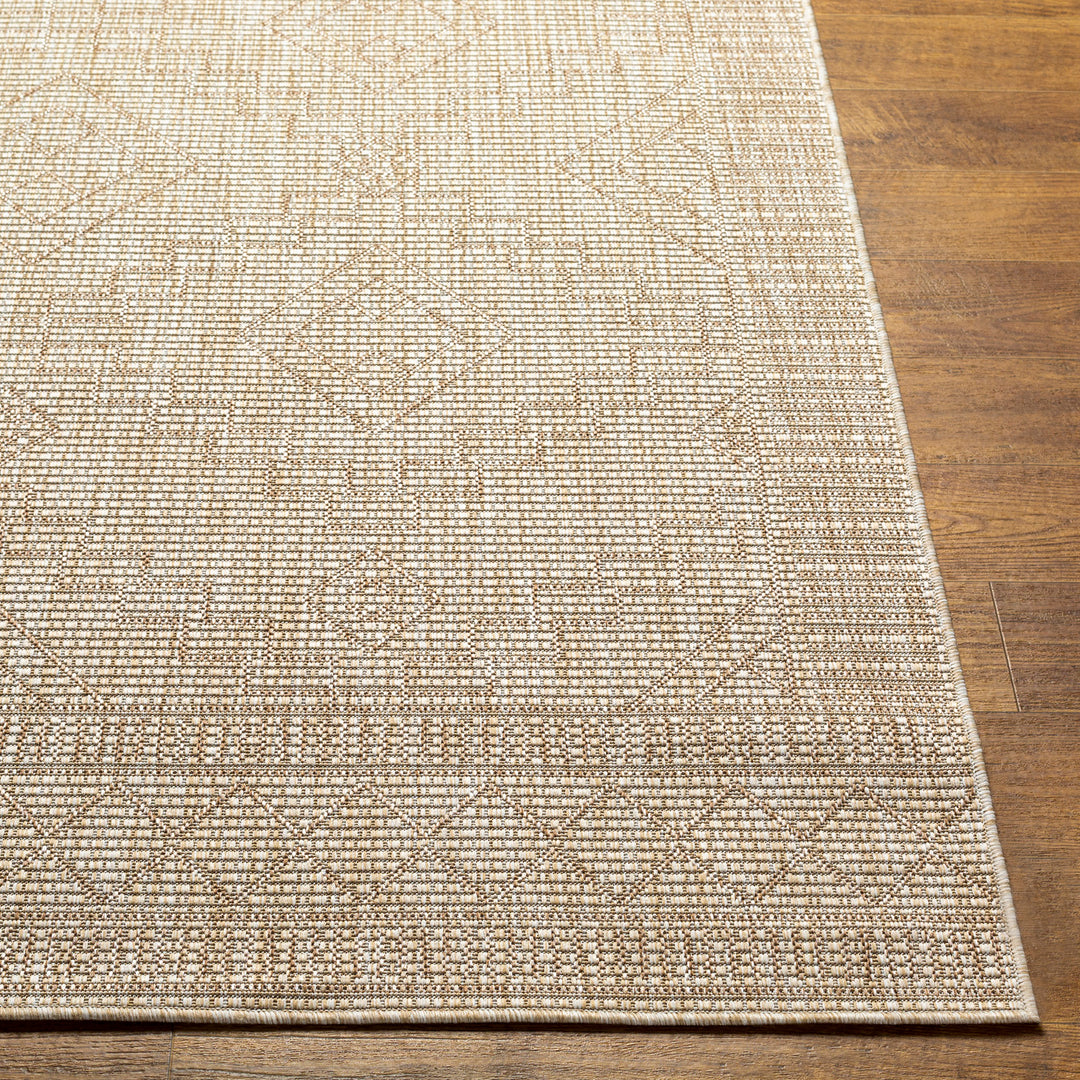 KURA Tapis d'Extérieur/Intérieur Aspect Jute Beige/Ivoire 200x275